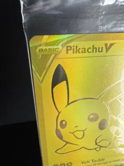 Pikachu V SWSH145 Celebrations 25th Anniversary Promo Gold Card SEALED NM - Image 2