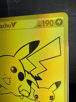 Pikachu V SWSH145 Celebrations 25th Anniversary Promo Gold Card SEALED NM - Image 3