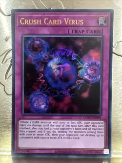 Yugioh Crush Card Virus LCKC-EN046 Ultra Rare M/NM - Image 1