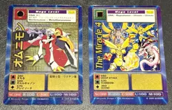 Digimon the Movie Promo Card Lot TCG DM-01 Omnimon Japanese DM-02 The Miracle 4 - Image 1