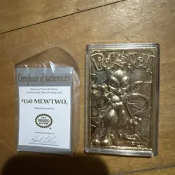 VINTAGE 1999 Burger King /Nintendo Pokemon 23K Gold Plated Trading Card Full Set - Image 4