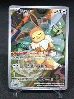 Pokemon Prismatic Eevee Promo Card 173 Scarlet & Violet Holo, Sealed - Image 1