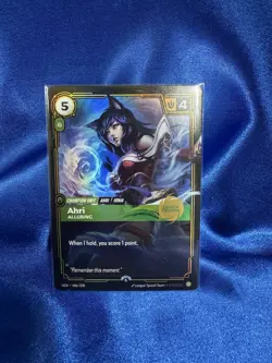 Riftbound League of Legends Ahri Alluring Exclusive Launch Promo English In Hand - Image 1