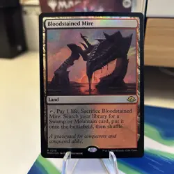 Bloodstained Mire Foil 0216 NM - MTG Magic the Gathering Modern Horizons 3 (MH3) - Image 1
