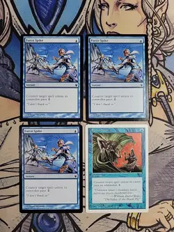 4x Force Spike - NM/LP Mixed Sets Duel Decks 5th Ed MTG Magic - Image 1