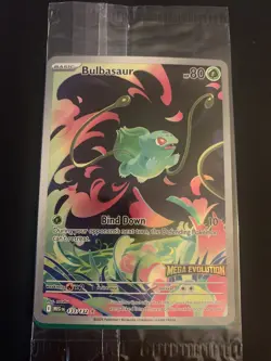Pokemon Mega Evolutions Bulbasaur 133/132 Stamped Promo Sealed - Image 1