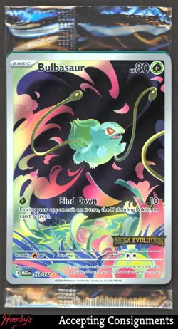 2025 Pokemon TCG Mega Evolution Bulbasaur IR SEALED STAMPED PROMO - Image 1