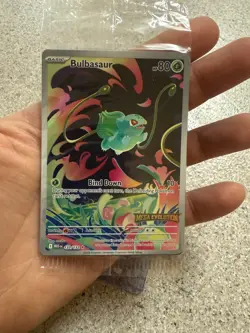 Pokemon TCG Mega Evolutions Stamped Promo Card Bulbasaur Sealed 133/132 NM NEW! - Image 2