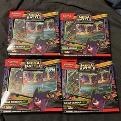Lot Of 4 Pokemon TCG Mega Gengar Ex Battle Deck - Brand New - READY TO SHIP - Image 1