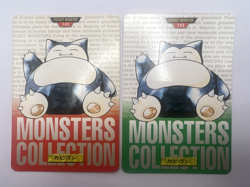 Pokemon Card Snorlax Bandai Carddass Green Red 1995-1996 2 Set Japanese - Image 1