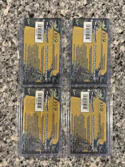 Pokemon Sun & Moon Lost Thunder (4) 3-Card Booster Packs Art Set 2018 Sealed - Image 2