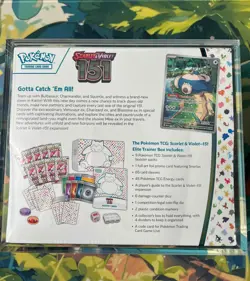 Pokemon 151 ETB Factory Sealed with Arcylic Case New -NM - No Tears - Image 2