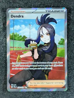 2023 Pokemon DENDRA #250/193 Paldea Evolved Ultra Rare Holo English - Image 1