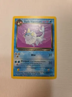 Dark Vaporeon Flareon Jolteon- Team Rocket Uncommon - Pokemon- Unlimited - NM - Image 2