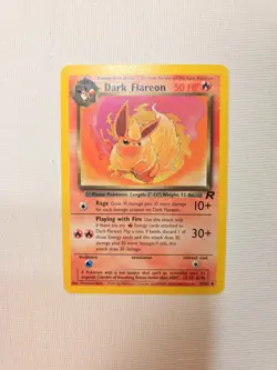 Dark Vaporeon Flareon Jolteon- Team Rocket Uncommon - Pokemon- Unlimited - NM - Image 4