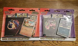 Pokemon Ascended Heroes 3 Pack Charmander and Ghastly Sticker Collection Bundle - Image 1