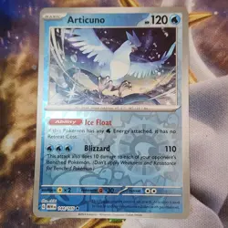 Pokemon Scarlet & Violet 151 Reverse Holo Rare Articuno 144/165 Near Mint TCG - Image 1