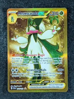 2023 Pokemon MEOWSCARADA EX #271/193 Paldea Evolved Hyper Rare Holo English - Image 1