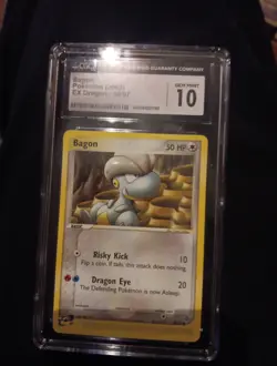 🔥💎BAGON 50/97 EX DRAGON GEM MINT 10 💎 cgc psa bgs eREADER vintage Pokemon 💥 - Image 1