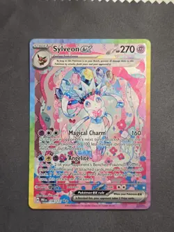 Sylveon ex 156/131 SIR SV: Prismatic Evolutions Pokemon TCG NM - Image 1