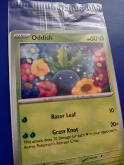 ⭐Pokemon: Oddish #102 Black Star Promo - S&V: Path To The Peak (New - Sealed) - Image 1