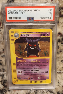 Pokemon Gengar Expedition Holo Rare #13 PSA 7 - Image 1