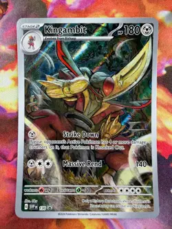 Kingambit 130 NM Black Star Promo Scarlet & Violet 2023 Pokemon TCG - Image 1