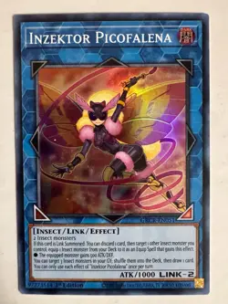 Inzektor Picofalena - GRCR-EN051 - Super Rare - 1st Edition - LP Yugioh - Image 1