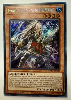 Yugioh! Avance, Swordsman of the Nekroz - BLMM-EN024 - Secret Rare - 1st Edition - Image 1