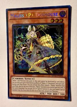 Maliss P Dormouse MP25-EN124 1st Edition Prismatic Secret Rare NM Yugioh - Image 1