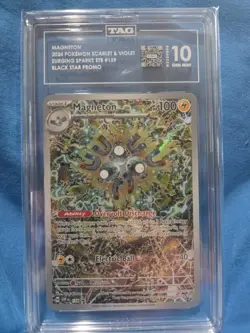 Pokemon TCG Magneton 159 Sv: Scarlet & Violet Promo Cards Holo! TAG 10! - Image 2
