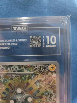 Pokemon TCG Magneton 159 Sv: Scarlet & Violet Promo Cards Holo! TAG 10! - Image 3
