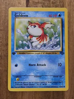 Goldeen 1st Edition - Near Mint - 1999 Pokemon TCG - #53/64 Jungle Set WOTC - Image 2