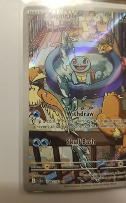 Squirtle 148/142 Stellar Crown Illustration Rare 2024 Pokemon TCG Card - Image 2