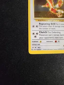 Pokemon TCG Lt. Surge's Fearow Gym Heroes 7/132 Holo Unlimited Holo Rare Swirl - Image 4