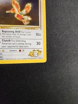 Pokemon TCG Lt. Surge's Fearow Gym Heroes 7/132 Holo Unlimited Holo Rare Swirl - Image 5