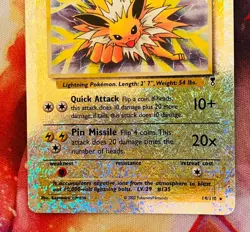 Pokemon TCG Jolteon Reverse Holo Legendary Collection Card 14/110 LP - Image 4