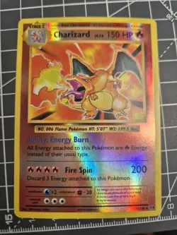 Charizard 11/108 Reverse Holo 2016 XY Evolutions Pokemon TCG Card Near Mint - Image 1