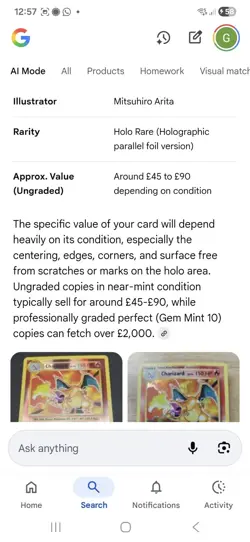Charizard 11/108 Reverse Holo 2016 XY Evolutions Pokemon TCG Card Near Mint - Image 4