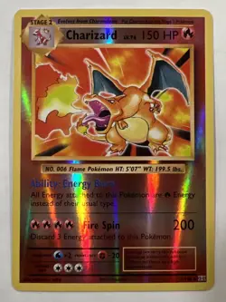 2016 Pokemon XY Evolutions Charizard Reverse Holo Foil 11/108 - Image 1