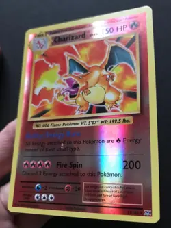 Charizard 11/108 XY Evolutions REVERSE HOLO RARE Shiny Pokemon Card Near Mint - Image 4