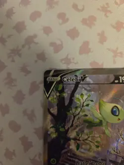 2021 POKEMON SWORD & SHIELD FUSION STRIKE #245/264 ALT ART CELEBI V - Image 2
