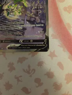 2021 POKEMON SWORD & SHIELD FUSION STRIKE #245/264 ALT ART CELEBI V - Image 4