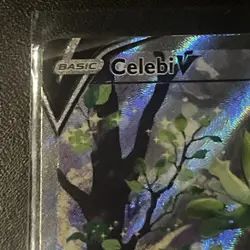 Celebi V Alt Full Art 245/264 Swsh08: Fusion Strike Holo Ultra Rare Pokemon Card - Image 2