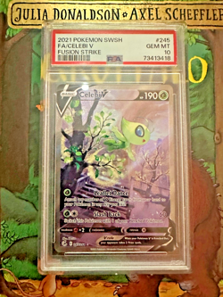 Pokemon - Celebi V Alt Art 245/264 - Fusion Strike - PSA 10 GEM MINT - Image 1