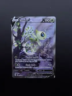 Pokemon TCG Celebi V 245/264 Fusion Strike Alt Art Sword & Shield N Mint - Image 1