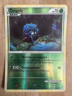Pokemon TCG Tangela Call of Legends 72/95 Reverse Holo Common LP/MP - Image 1