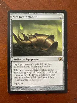 MTG Magic the Gathering Scars of Mirrodin Nim Deathmantle L/MP - Image 1