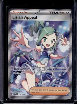 2024 Pokemon SV Surging Sparks SSP EN Lisia's Appeal Reverse Holo #234/191 - Image 1