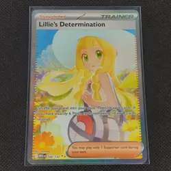 Lillie's Determination - 184/132 - SIR - Mega Evolutions - Pokemon - NM/M - Image 1
